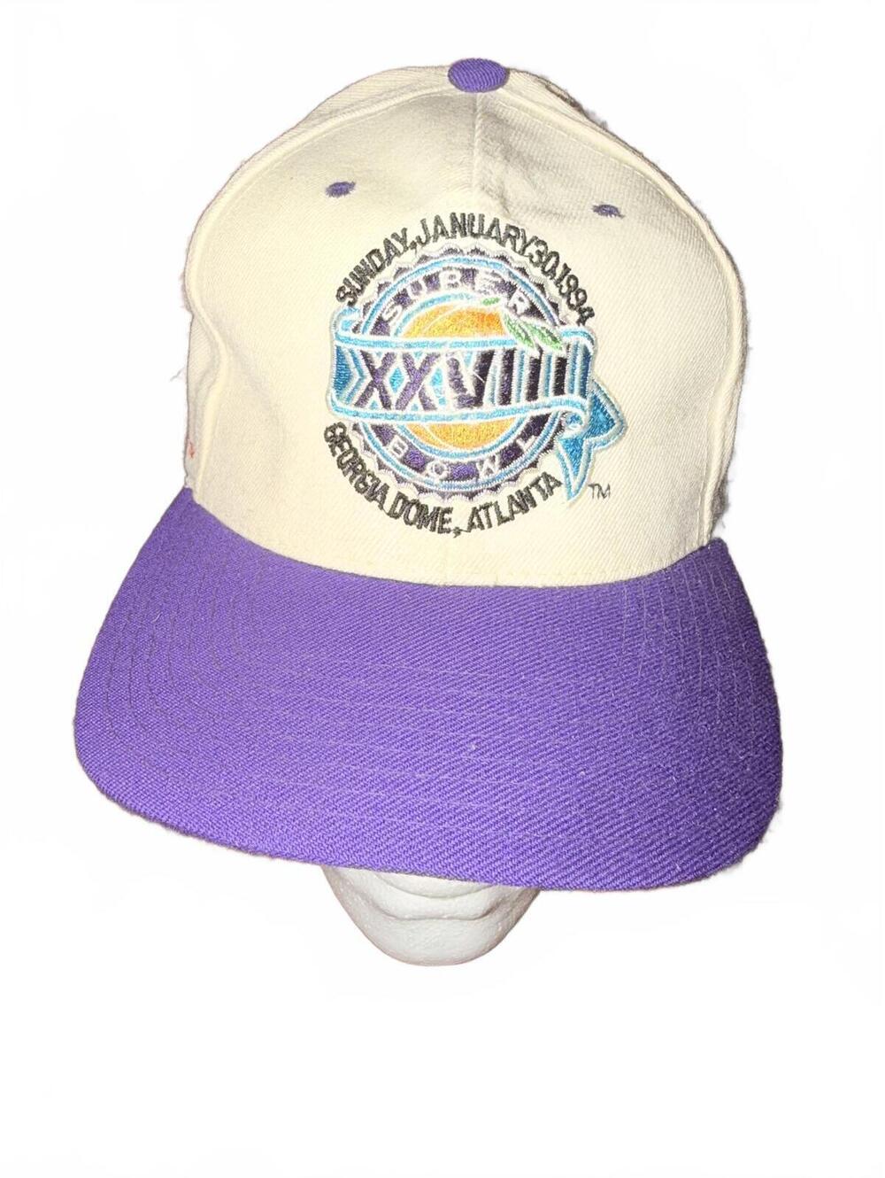 Vintage NFL Super Bowl XXVIII (1994) Snapback Hat - American Needle